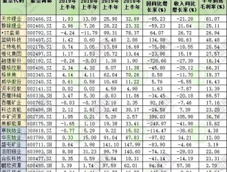 龍頭凈利暴跌！25家鋰鈷資源上市公司上半年業績匯總